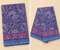 Traditional Blue Handwoven Jaipuri Cotton Saree | Block Print Border
