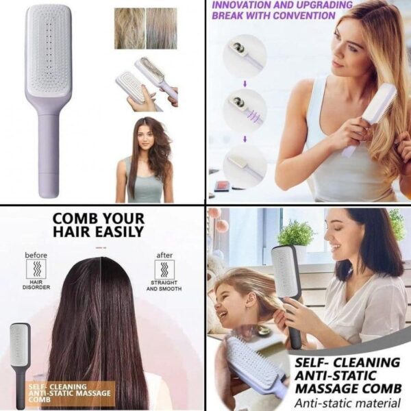 Frizz-Free Hair Detangling Comb for Adults & Kids - Image 4